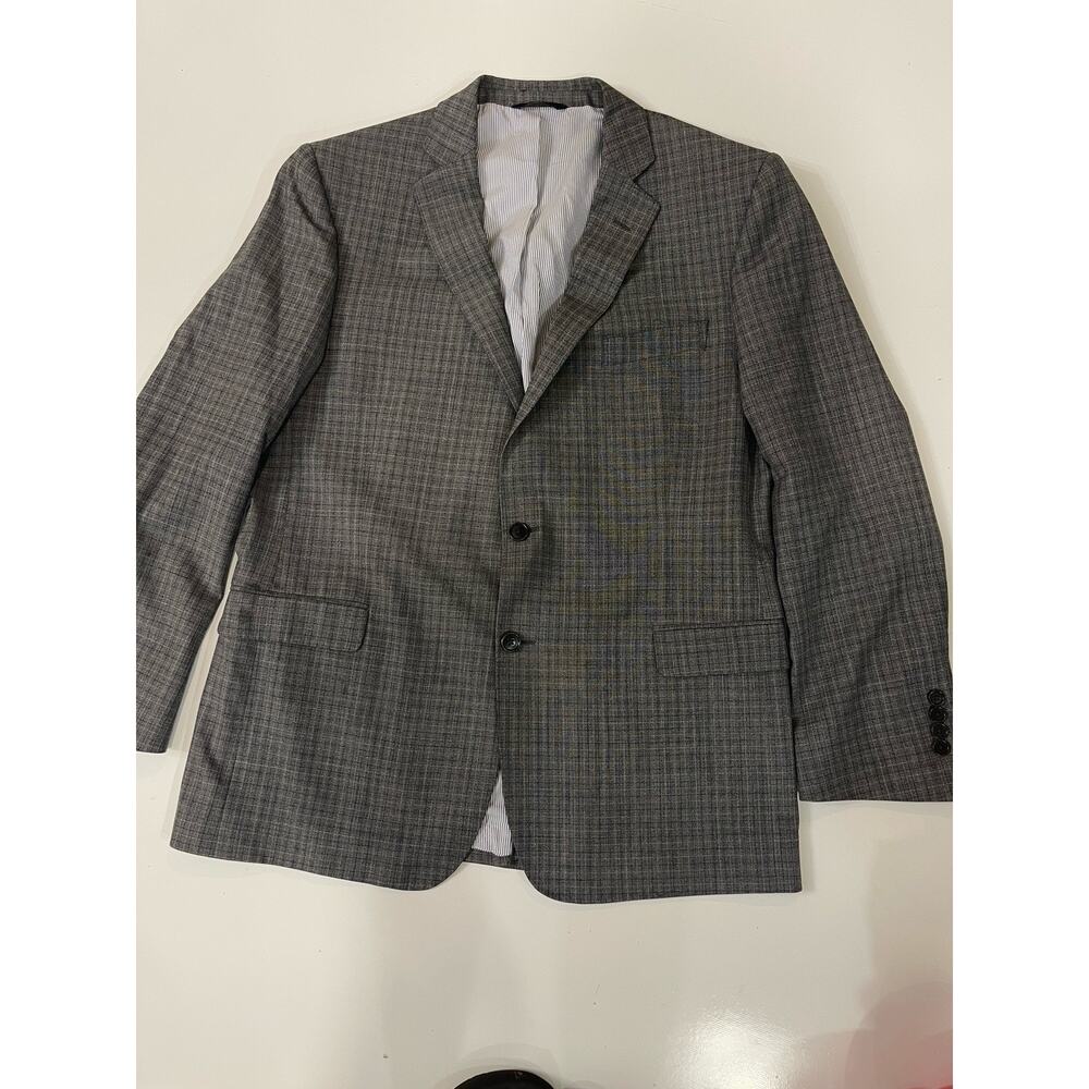 Brooks Brothers Men's Explorer Regent Fit 2-Button Suit Plaid Gray • 44R